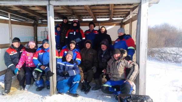 В Екатериновском РЭС организовали турнир по зимней рыбалке.